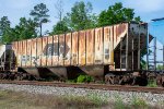 A former Great Lakes Carbon hopper rides north on M452 (Miami to Waycross)